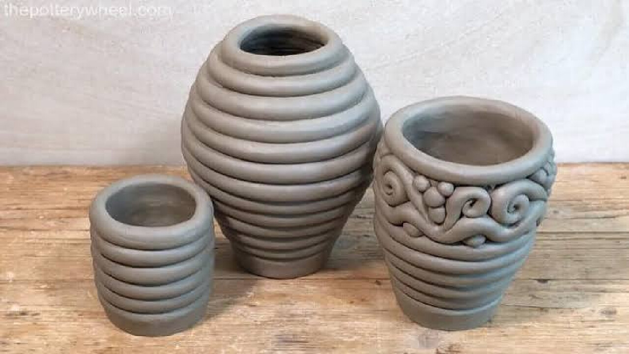 Coil pottery
